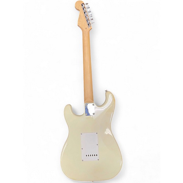 Used Starcaster by Fender Stratocaster Vintage White Solid Body Electric Guitar