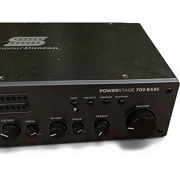 Used Seymour Duncan PowerStage 700 700W Bass Amp Head Black Bass Amp Head