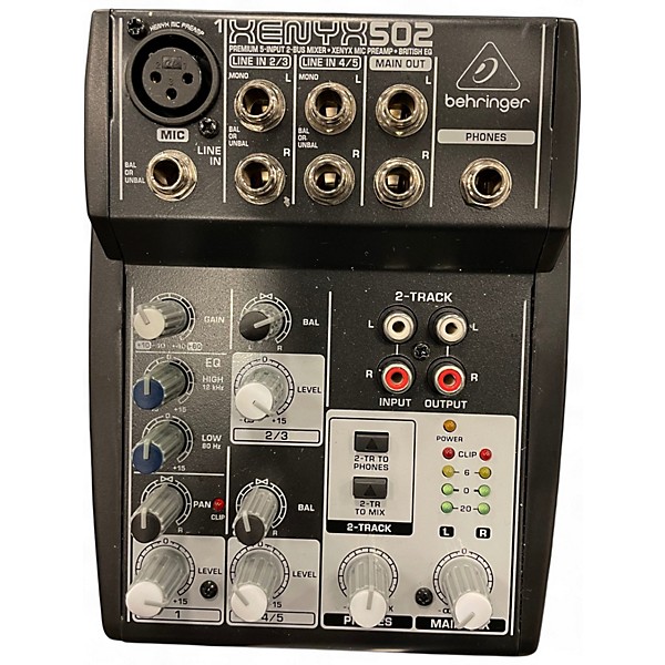 Used Behringer Xenyx 502 Unpowered Mixer