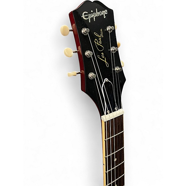 Used Epiphone Les Paul Special Double Cutaway Cherry Solid Body Electric Guitar