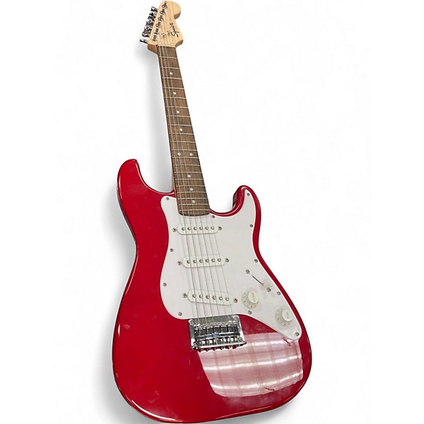 Used Squier Mini Affinity Stratocaster Red Electric Guitar