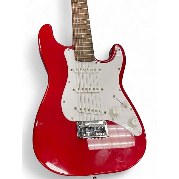 Used Squier Mini Affinity Stratocaster Red Electric Guitar
