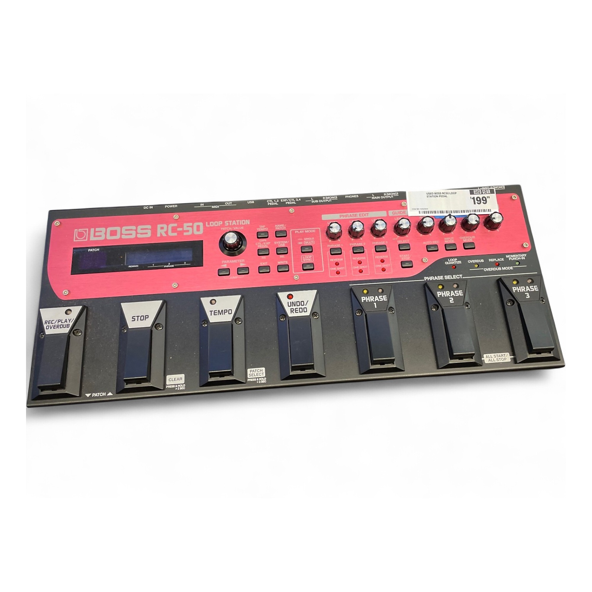 Used BOSS RC50 Loop Station Pedal | Guitar Center