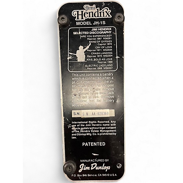 Used Dunlop JH1S Effect Pedal