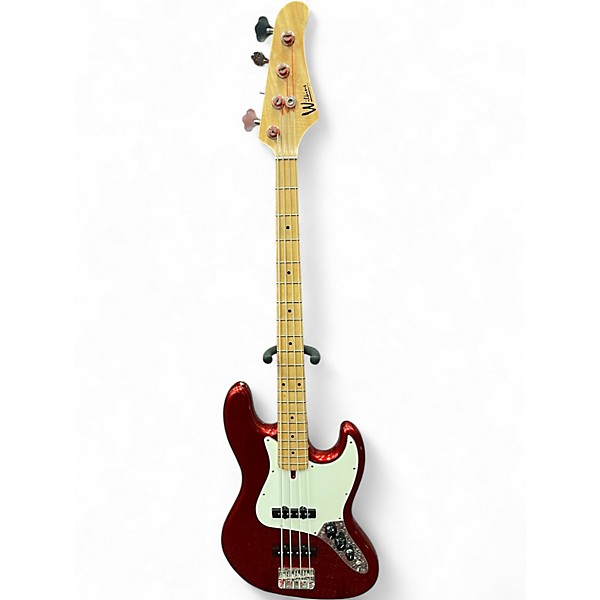 Used Wilkins WILKINS ROAD TESTED JAZZ Candy Apple Red Electric Bass Guitar