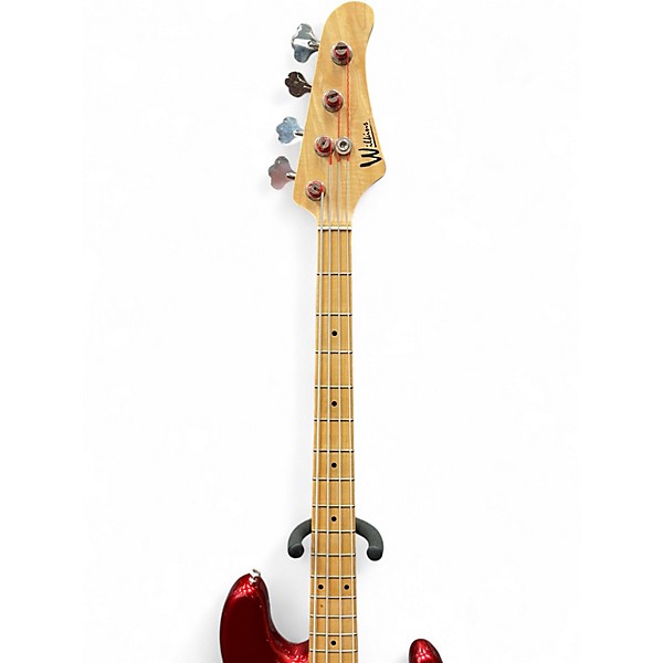 Used Wilkins WILKINS ROAD TESTED JAZZ Candy Apple Red Electric Bass Guitar