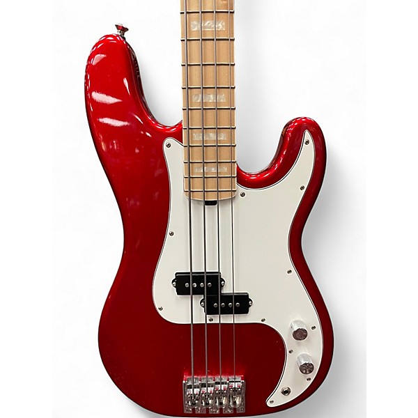 Used D. Lakin Bob Glaub Candy Apple Red Electric Bass Guitar