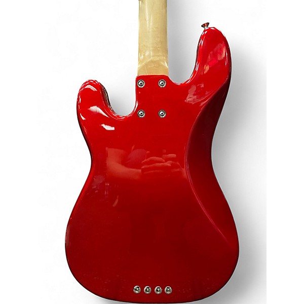 Used D. Lakin Bob Glaub Candy Apple Red Electric Bass Guitar