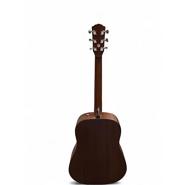 Used Fender CD100 Left Handed Natural Acoustic Guitar