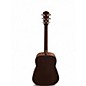Used Fender CD100 Left Handed Natural Acoustic Guitar