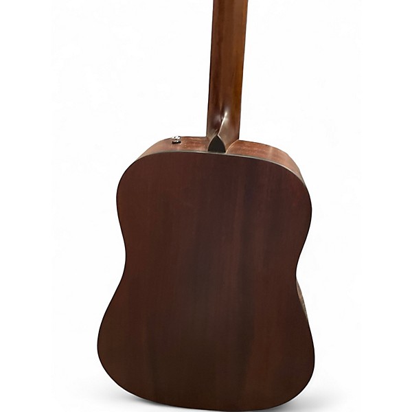 Used Fender CD100 Left Handed Natural Acoustic Guitar
