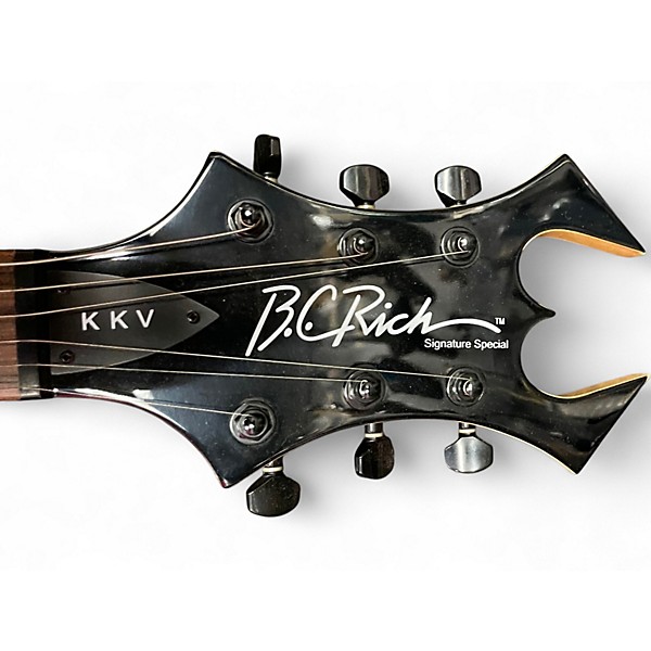 Used B.C. Rich KKV Black Solid Body Electric Guitar