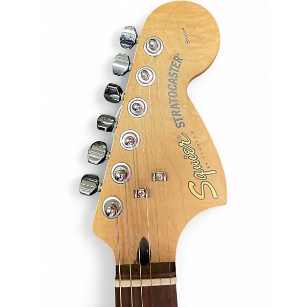 Used Squier Bullet Stratocaster 20th Anniversary Black Solid Body Electric Guitar