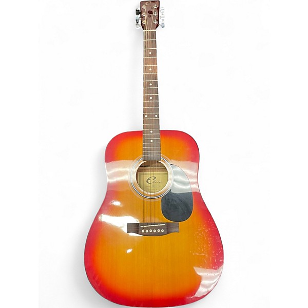 Used Eleca DAG3SUN 2 Tone Sunburst Acoustic Guitar