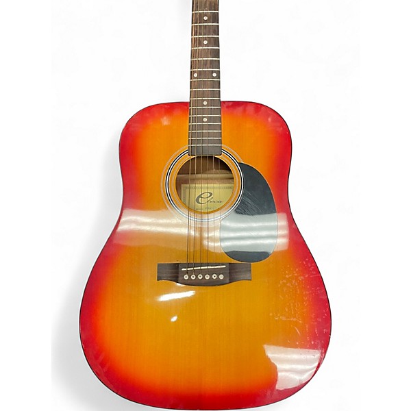 Used Eleca DAG3SUN 2 Tone Sunburst Acoustic Guitar
