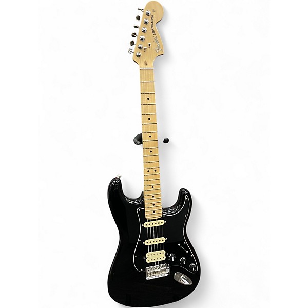 Used Fender American Performer Stratocaster HSS Black Solid Body Electric Guitar