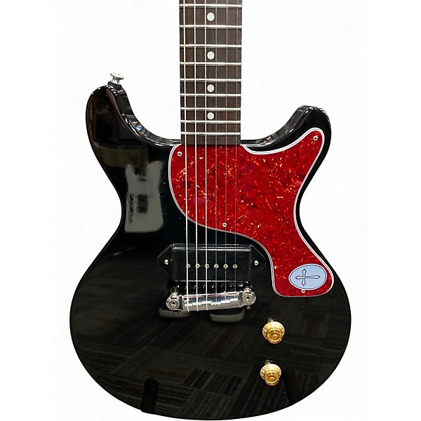 Used Caldwell MC CUSTOM DOUBLE CUT P90 Ebony Solid Body Electric Guitar