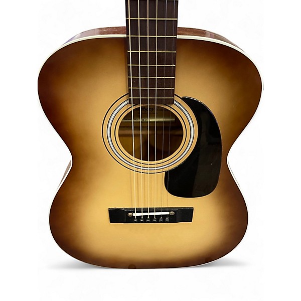 Used Harmony H-6341 ACOUSTIC Brown Sunburst Acoustic Guitar