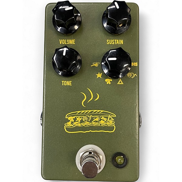 Used JHS Pedals Muffuletta Distortion Fuzz Effect Pedal