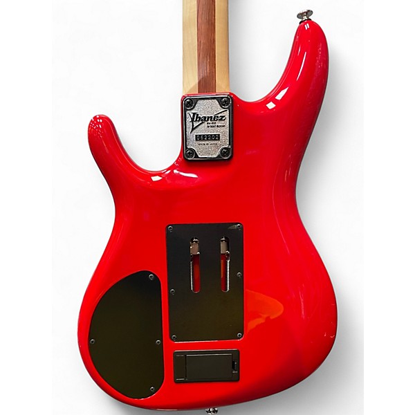 Used Ibanez js2480-mcr Candy Apple Red Solid Body Electric Guitar
