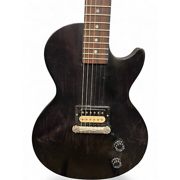 Used 2016 Gibson Les Paul CM Trans Black Solid Body Electric Guitar