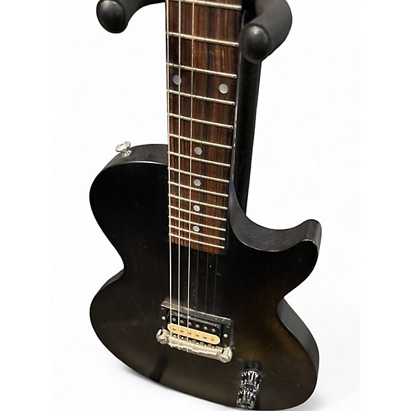 Used 2016 Gibson Les Paul CM Trans Black Solid Body Electric Guitar