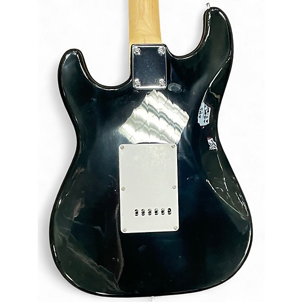 Used Kona STRATOCASTER Black Solid Body Electric Guitar