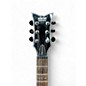 Used Schecter Guitar Research Damien Elite Solo Metallic Blue Solid Body Electric Guitar