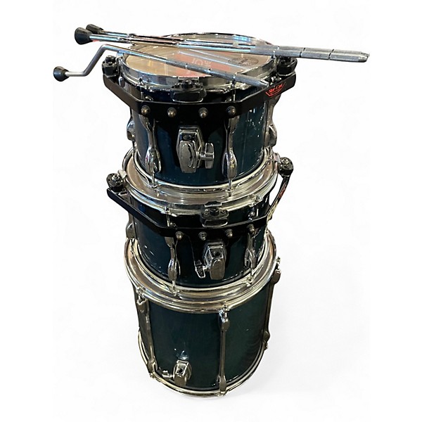 Used TAMA 4 Piece Rockstar Blue Drum Kit