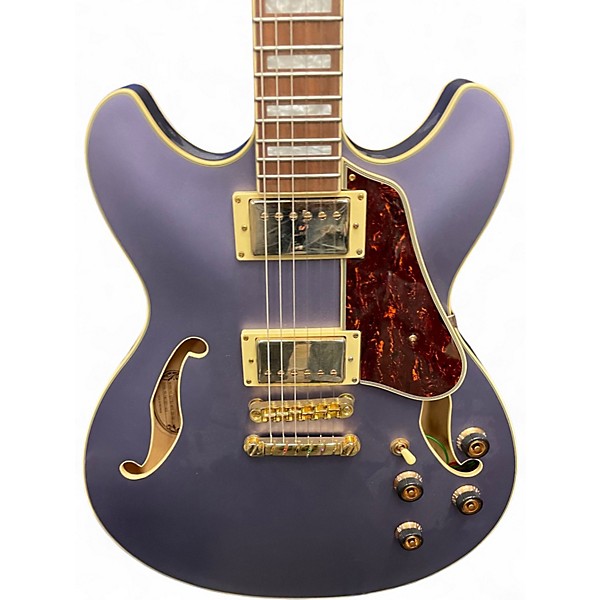 Used Ibanez AS73G Purple Hollow Body Electric Guitar