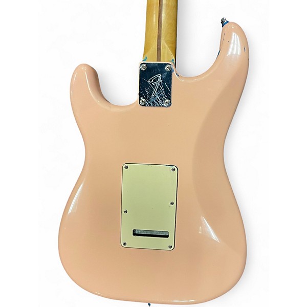 Used 2020 Fender Player Stratocaster Shell Pink Solid Body Electric Guitar