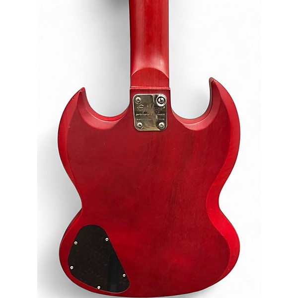 Used Epiphone SG Standard Red Solid Body Electric Guitar