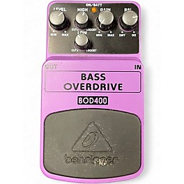 Used Behringer BOD400 Bass Overdrive Bass Effect Pedal