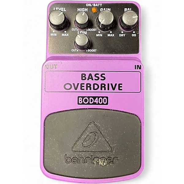 Used Behringer BOD400 Bass Overdrive Bass Effect Pedal