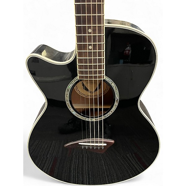Used Dean PELH Black Acoustic Electric Guitar