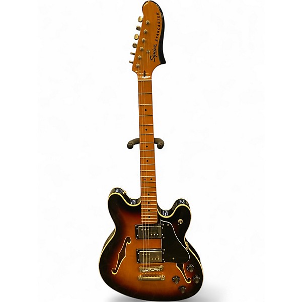 Used Squier Classic Vibe Starcaster 3 Color Sunburst Hollow Body Electric Guitar