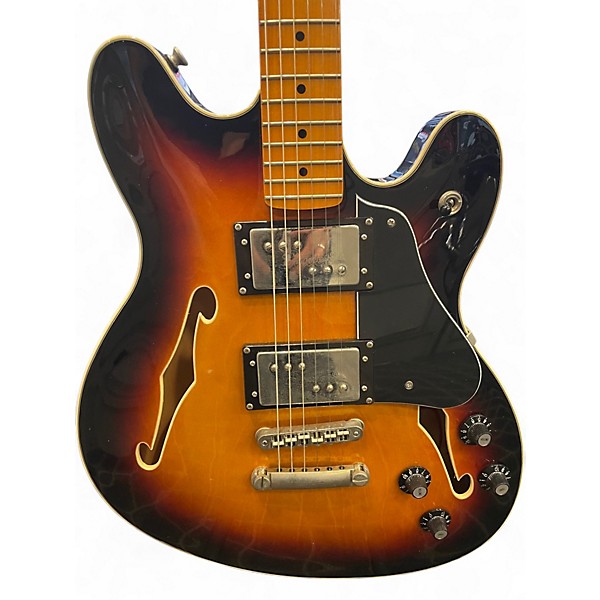 Used Squier Classic Vibe Starcaster 3 Color Sunburst Hollow Body Electric Guitar