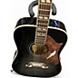 Used Epiphone Dove Black Acoustic Guitar