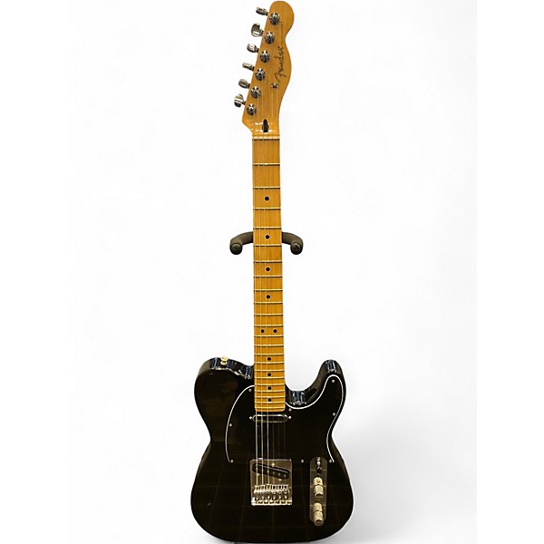 Used Fender Telecaster Black Solid Body Electric Guitar