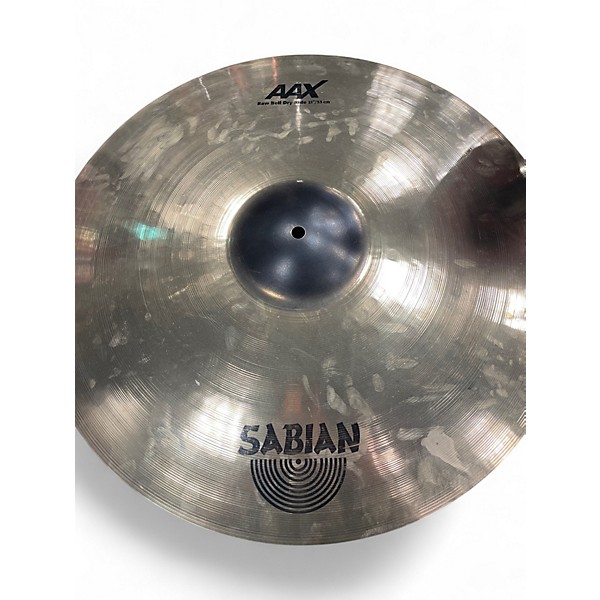 Used SABIAN 21in AAX Raw Bell Dry Ride Cymbal