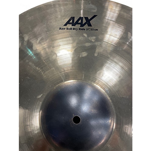 Used SABIAN 21in AAX Raw Bell Dry Ride Cymbal