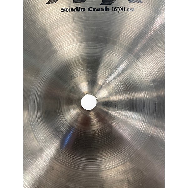 Used SABIAN 16in AAX Studio Crash Brilliant Cymbal