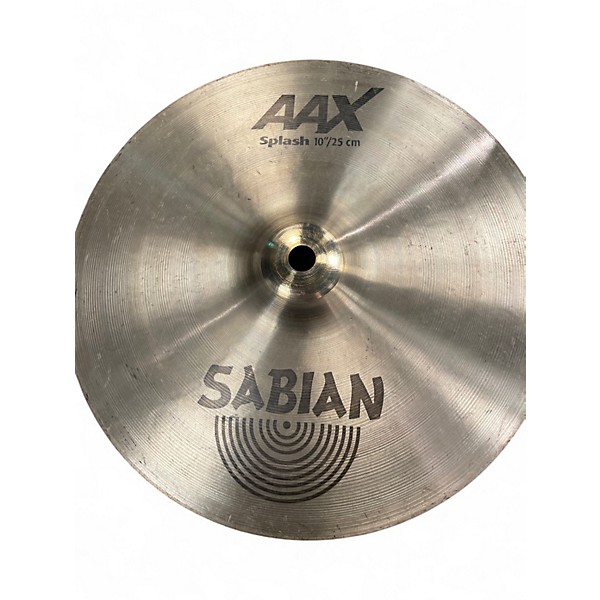 Used SABIAN 10in AAX Splash Brilliant Cymbal
