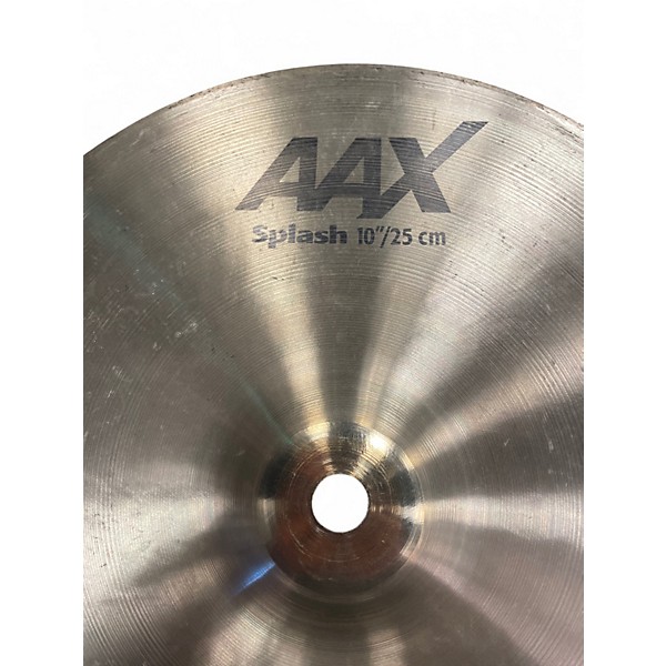 Used SABIAN 10in AAX Splash Brilliant Cymbal
