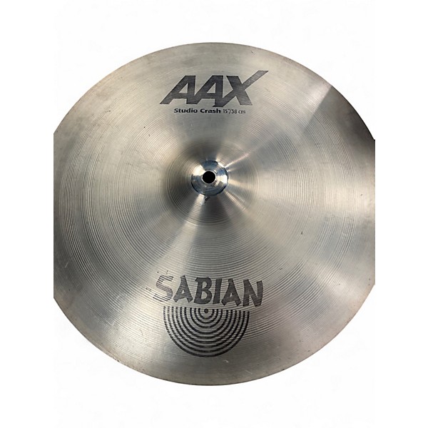 Used SABIAN 15in AAX Studio Crash Brilliant Cymbal