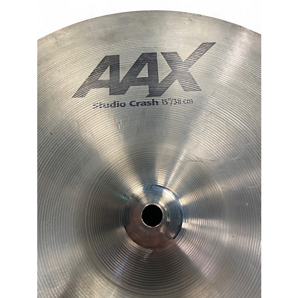 Used SABIAN 15in AAX Studio Crash Brilliant Cymbal