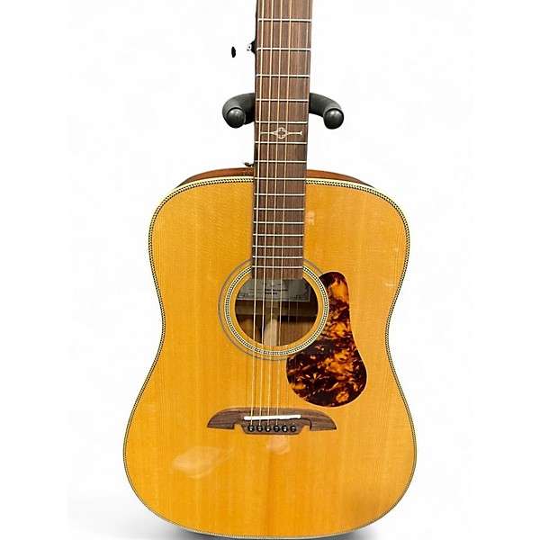 Used Alvarez MD60 HERRINGBONE Natural Acoustic Guitar