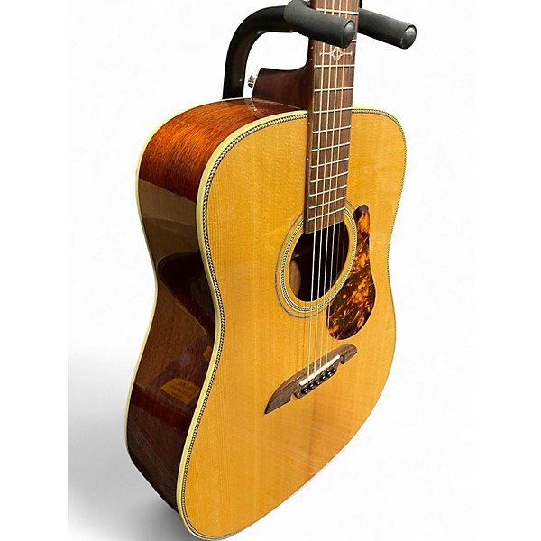 Used Alvarez MD60 HERRINGBONE Natural Acoustic Guitar