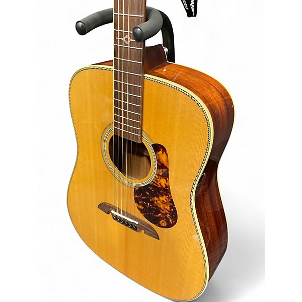 Used Alvarez MD60 HERRINGBONE Natural Acoustic Guitar