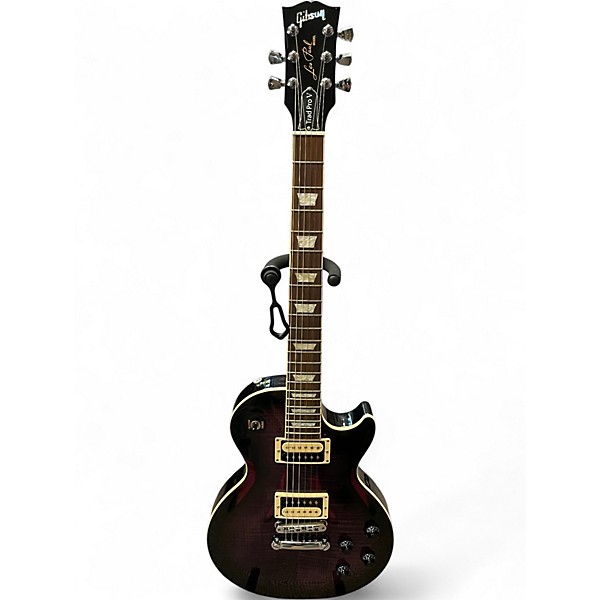 Used Gibson TRADITIONAL PRO V Trans Purple Solid Body Electric Guitar